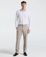 Perry Ellis Portfolio Men's Modern Fit Sharkskin Dress Pants
