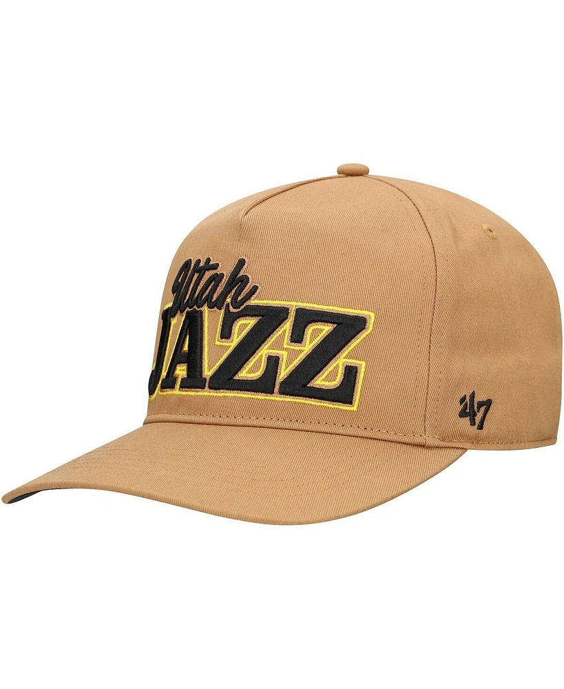 '47 Brand Men's Tan Utah Jazz Barnes Hitch Adjustable Hat
