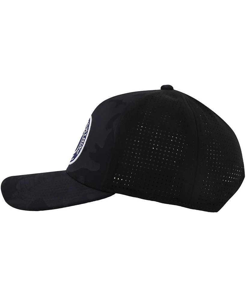 American Needle Men's Black Tampa Bay Lightning Valin Camo Super Tech Vented Adjustable Hat
