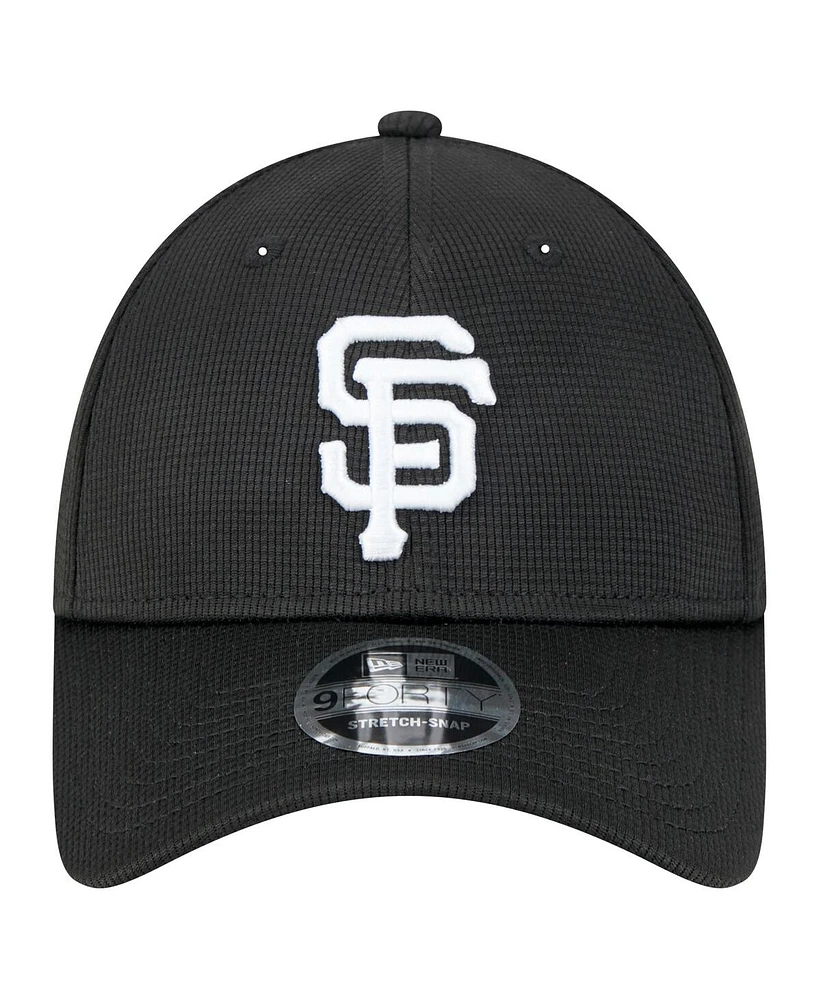 New Era Men's Black San Francisco Giants Pivot 9FORTY Adjustable Hat