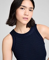 And Now This Women's Cotton Cropped Sweater Tank Top, Exclusively at Macy's