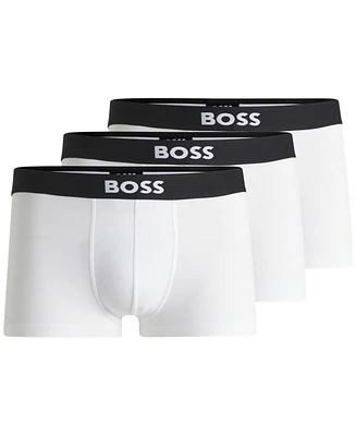 Boss by Hugo Men's 3-Pack Icon Trunks