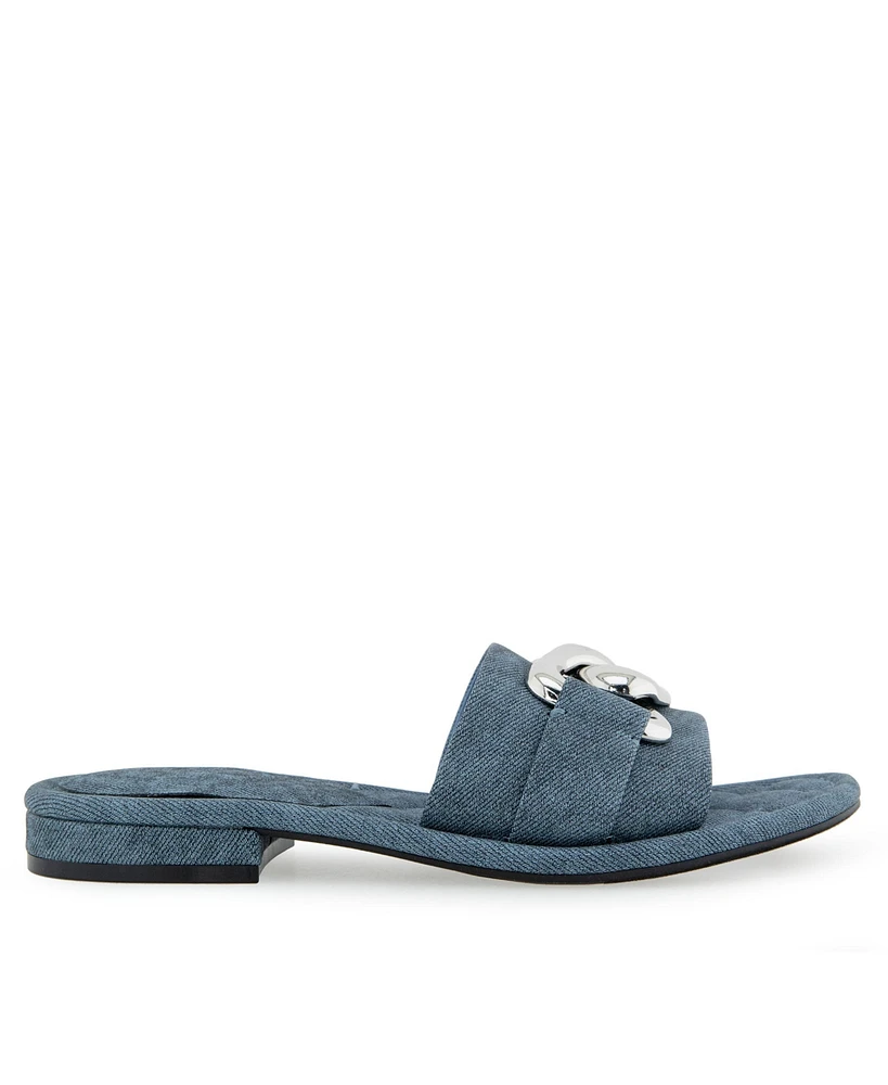 Aerosoles Women's Big Charm Slide Open Toe Sandals