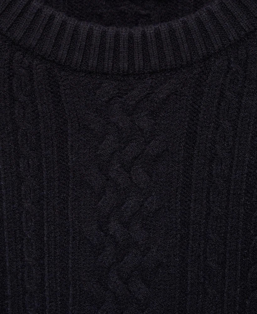 Mango Men's Slim-Fit Braided Knit Sweater