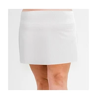 Calypsa Women's Plus Size A-line Swim Skort