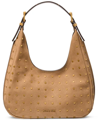 Michael Michael Kors Nolita Small Leather Hobo Shoulder Bag
