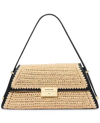 Michael Kors Ludlow Small Woven Convertible Shoulder Bag