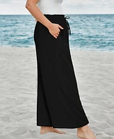 Cupshe Plus Summer Lovin Drawstring Wide Leg Pants