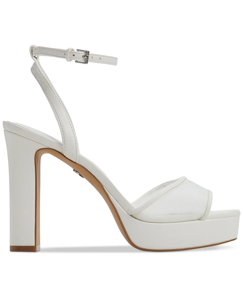 Aldo Women's Chicglimmer Two-Piece Plaform Dress Sandals