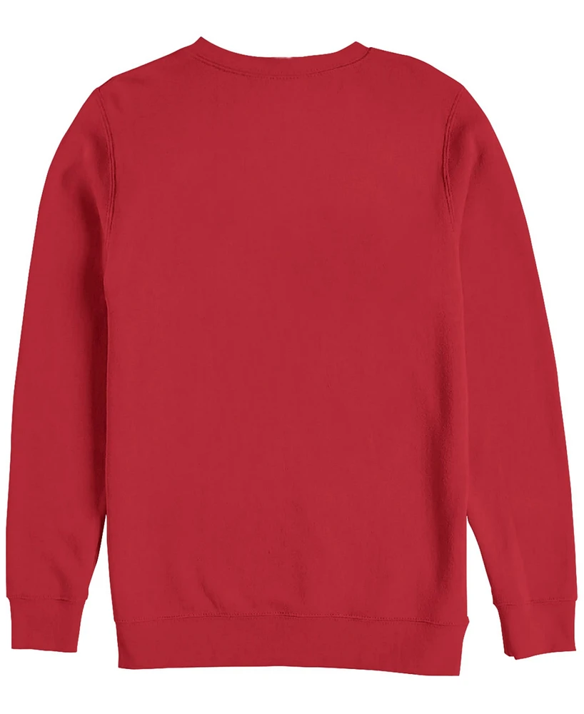 Fifth Sun Men's Mickey Love Crew Fleece Pullover Sweatshirt