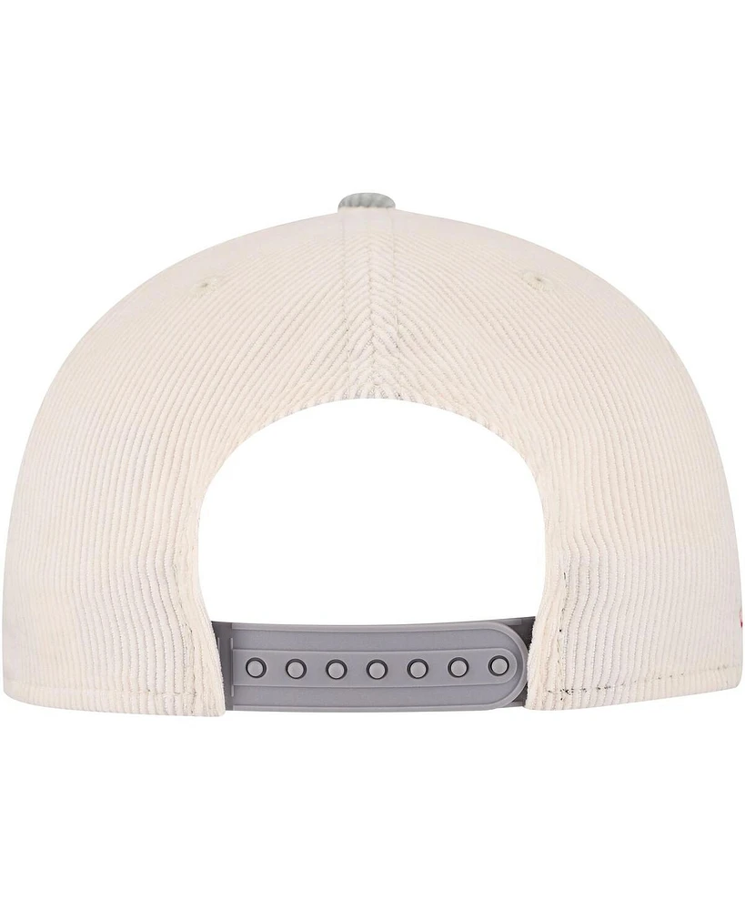 New Era Men's Cream Looney Tunes 9FIFTY Corduroy Snapback Hat