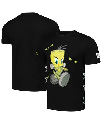 Freeze Max Men's and Women's Black Looney Tunes Franken Tweety T-Shirt