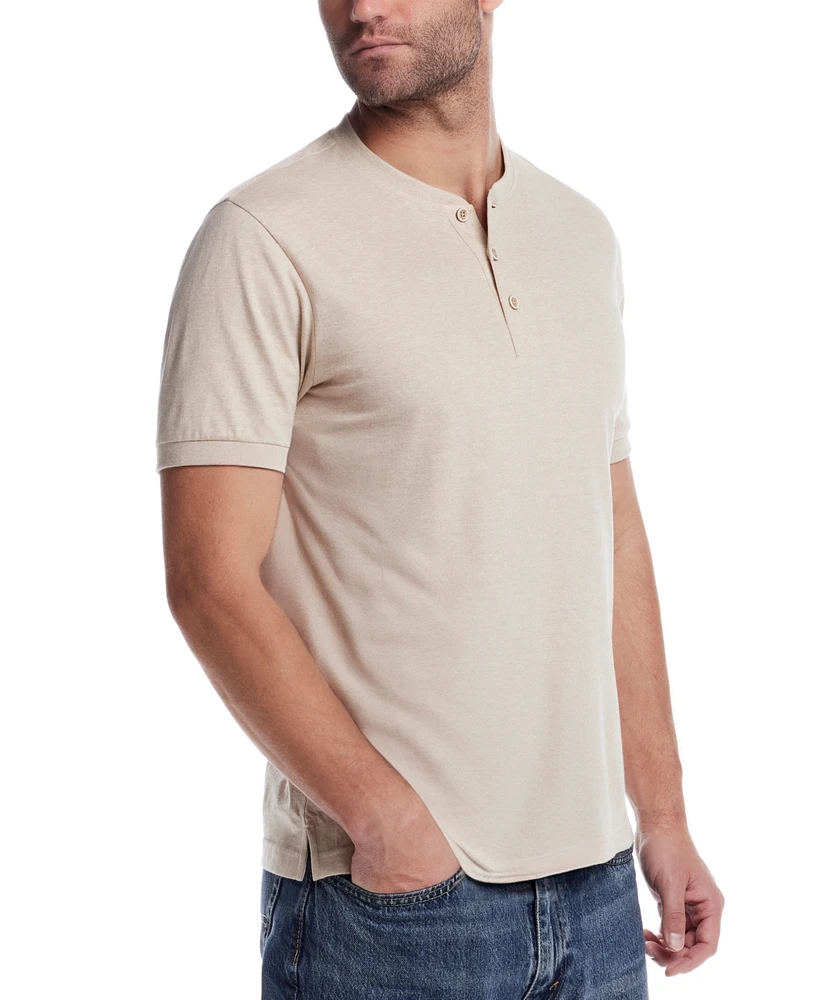 Weatherproof Vintage Men's Regular-Fit Micro-Stripe Henley
