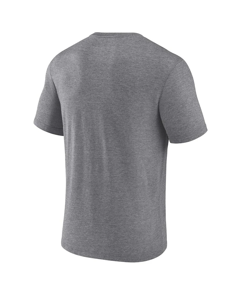 Fanatics Men's Heather Gray Kansas City Chiefs Super Bowl Lix Made It Tri-Blend T-Shirt