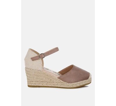 Paryor Microfiber Espadrilles Sandals