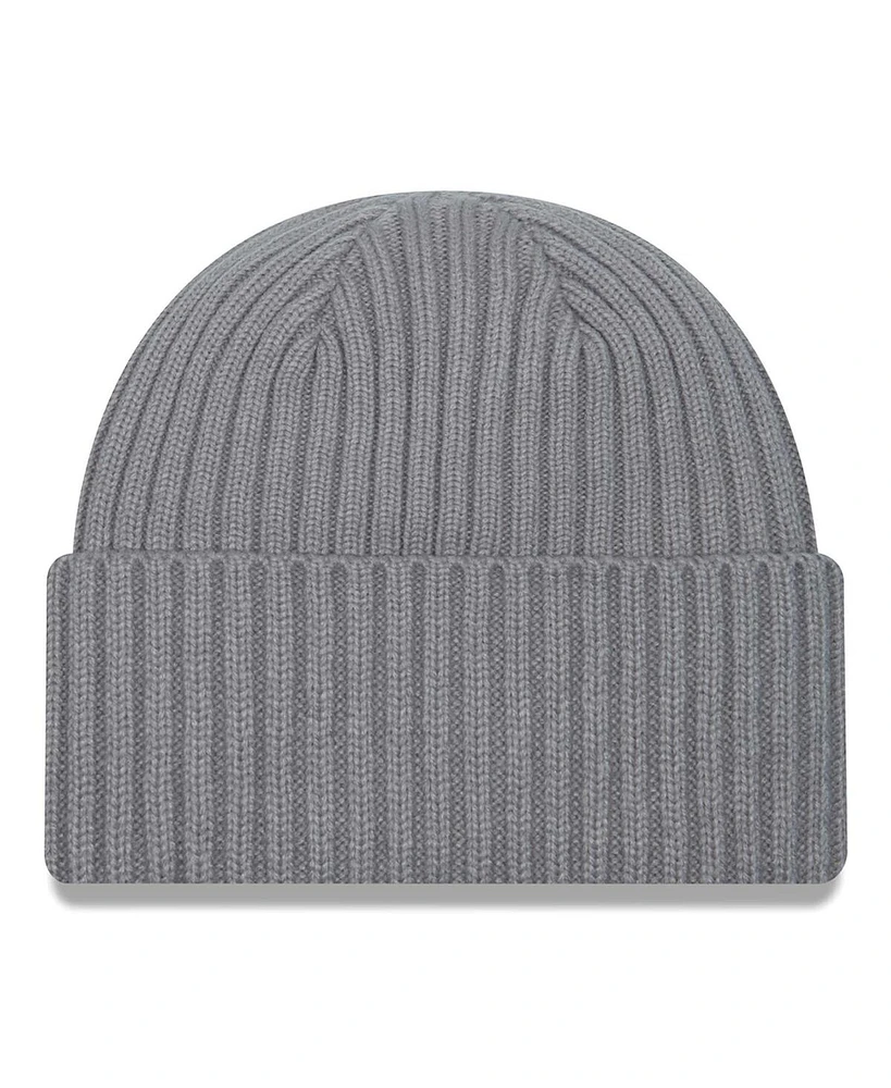 New Era Men's Gray Denver Broncos Color Pack Multi Cuffed Knit Hat