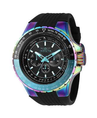 Invicta Men's 37033 Aviator Quartz Chronograph Black Dial Watch