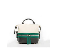 Susu Black Leather Backpack Purse for Women Convertible Crossbody Bag Medium Size Bag with Front and Back Pockets
