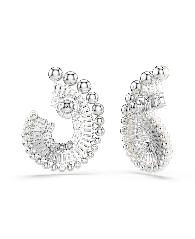Swarovski Ariana Grande x Swarovski Crystal Cultivated Pearl Mixed Cuts Drop Earrings