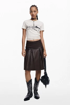 Desigual Women's Short-sleeve landscape T-shirt