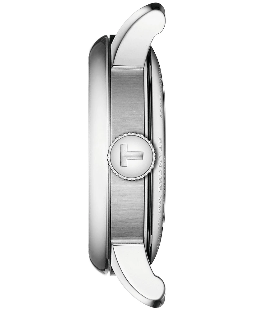 Tissot Women's Swiss Automatic Le Locle Lady Diamond (1/20 ct. t.w.) Stainless Steel Bracelet Watch 29mm