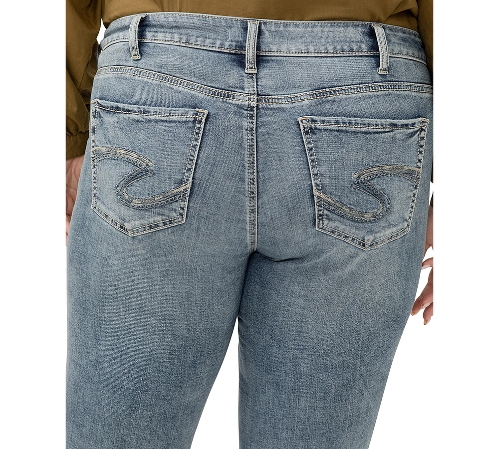 Silver Jeans Co. Plus Suki Mid-Rise Curvy Fit Capri