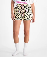 Love Tribe Juniors' Pull-On Hello Kitty Leopard Shorts