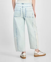 And Now This Women's High-Rise Barrel-Leg Jeans, Exclusively at Macy's