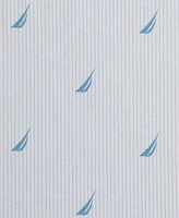 Nautica Printed 200-Thread Count Cotton Percale 3-Pc. Sheet Set, Twin Xl