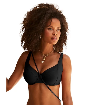 Swimsuits for All Women's Essential Sweetheart Underwire Bikini Top