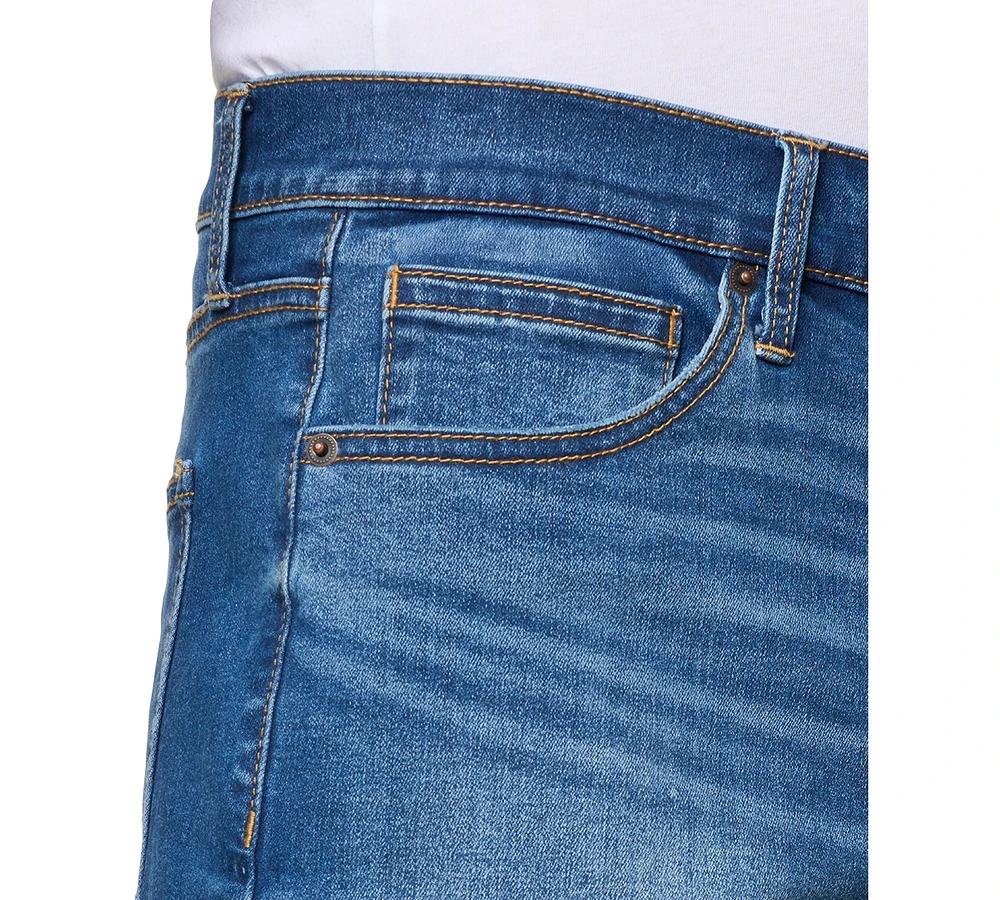Lazer Men's Arden Slim-Fit Stretch 9-1/2" Denim Shorts