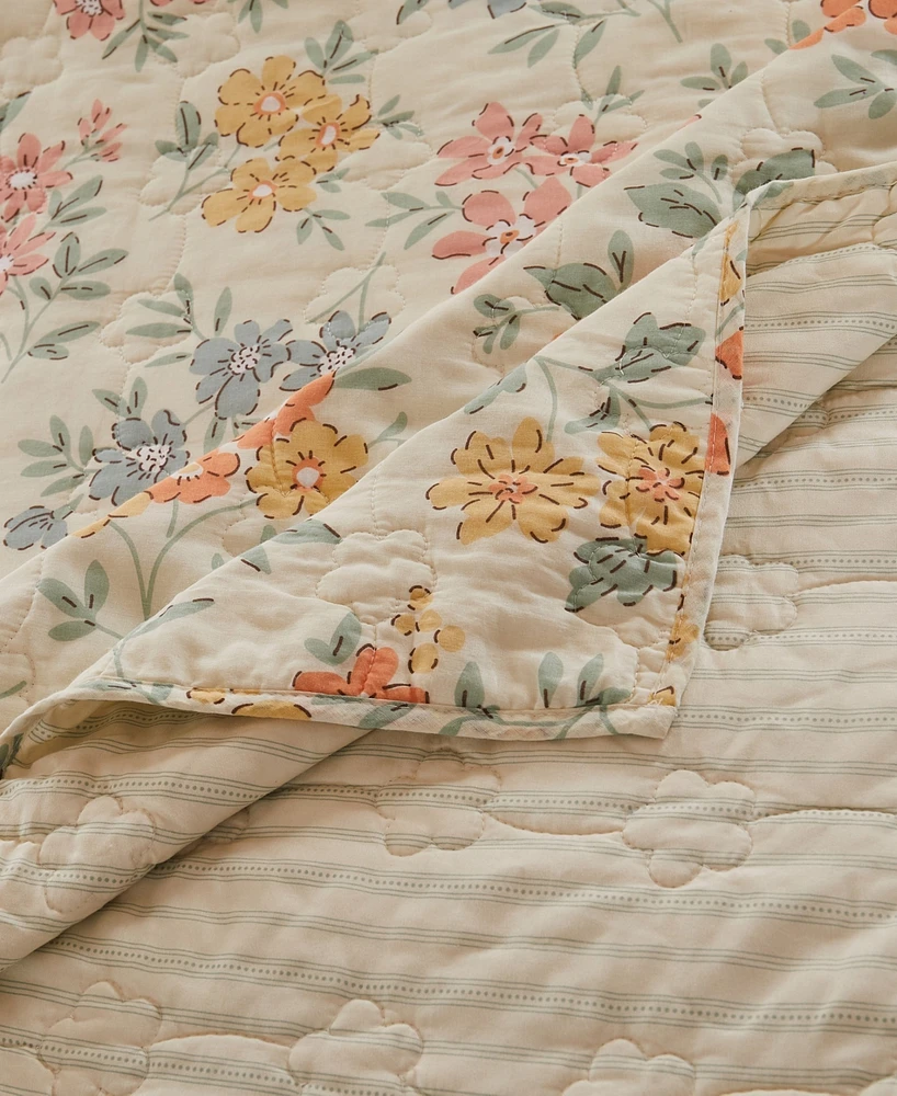 Greenland Home Fashions Chloe Modern Floral -Pc. Quilt Set