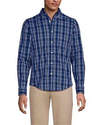 Lands' End Men's Long Sleeve Travel Kit Shirt