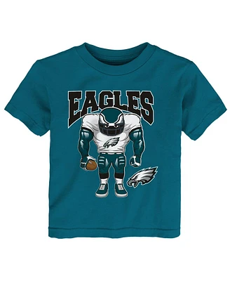Outerstuff Toddler Midnight Green Philadelphia Eagles Brute Squad T-Shirt
