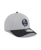 New Era Men's Gray/Navy New York Yankees 2025 Batting Practice 9FORTY M-Crown Adjustable Hat