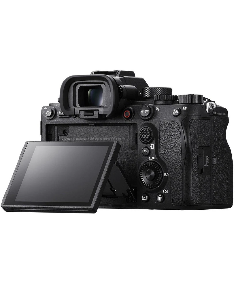 Sony Sony Alpha 1 Full Frame Mirrorless Digital Camera Bundle with Backpack, 128GB Sd Card, Extra Battery