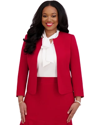 Kasper Women's Open-Front Jacket, Regular & Plus