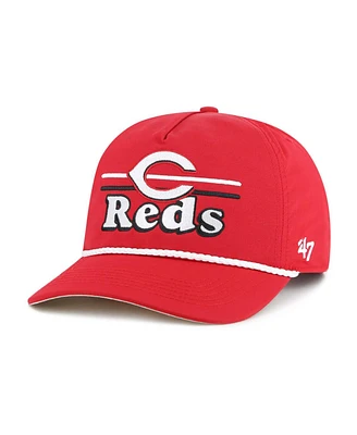 '47 Brand Men's Red Cincinnati Reds Camp Scape Hitch Adjustable Hat