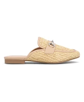Mia Women's Desz Slip-On Woven Mules