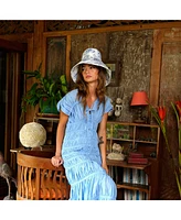 Brunna.co Nau Botanica Hat In Indigo Blue
