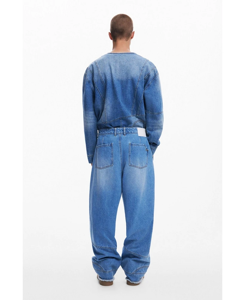 Desigual Men's Denim balloon pockets hem