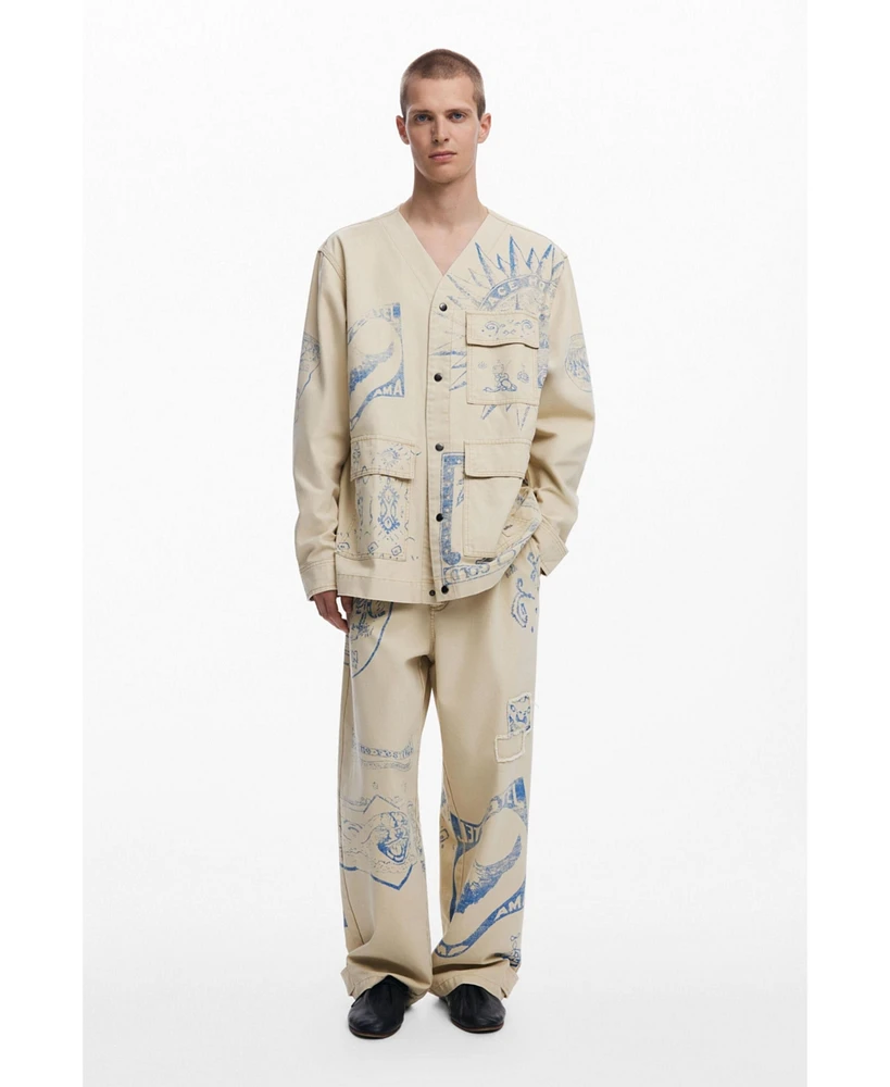 Desigual Men's Patchwork jeans