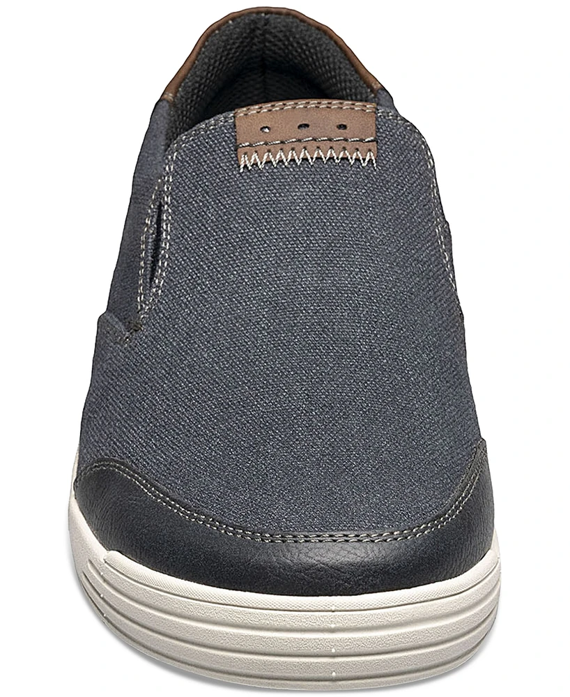 Nunn Bush Men's Kore City Walk Athletic Style Canvas Slip-On Loafer