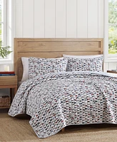Tommy Hilfiger Boating Flags Cotton Reversible 2-Pc. Quilt Set, Twin