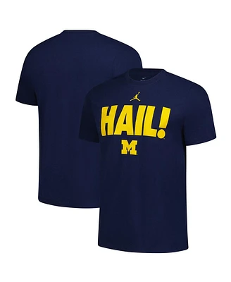 Jordan Men's Navy Michigan Wolverines Team T-Shirt