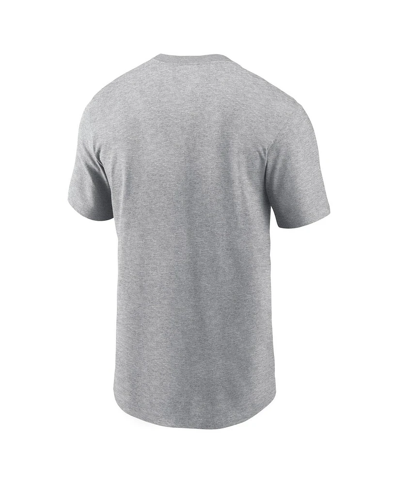 Nike Men's Heather Gray Usc Trojans Dna Lockup T-Shirt
