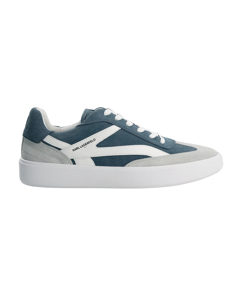 Karl Lagerfeld Paris Men's Side K Racer Toe Sneakers