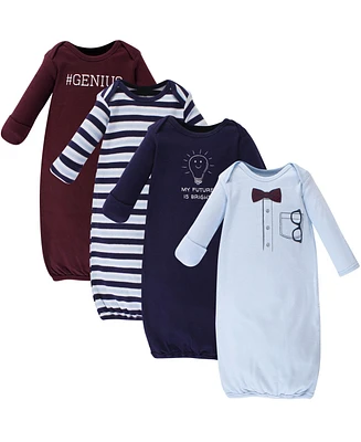 Little Treasure Baby Boys Treasure Cotton Gowns, Genius, Premie-Newborn