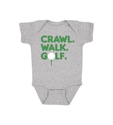 Sweet Wink Baby Boys Crawl, Walk, Golf Short Sleeve Bodysuit