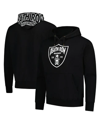 Lids Men's Black Death Row Records Pullover Hoodie